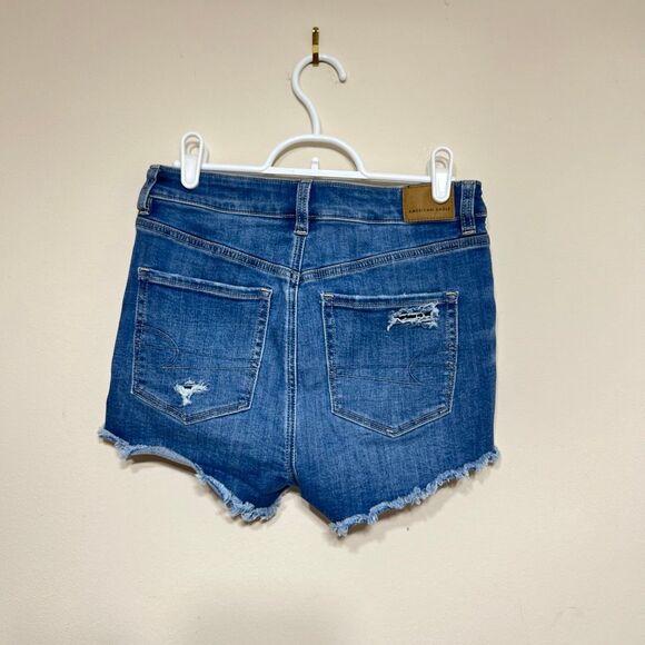 American Eagle Super High Rise Shortie Shorts 4 Women - Picture 3 of 7